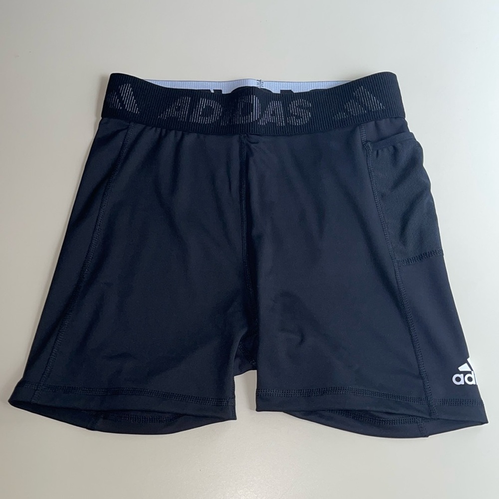 adidas Tech Fit Training 4” Short in Black